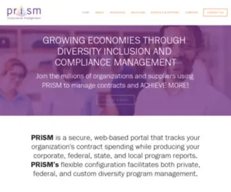 Prismcompliance.com(PRiSM Compliance Management) Screenshot