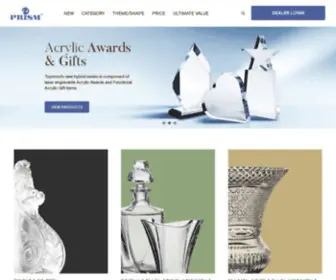 Prismcrystal.com(PRISM Crystal Glass Corporate Awards) Screenshot