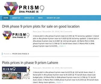 Prismdhaphase9.com(PRISM DHA Phase 9 Lahore) Screenshot