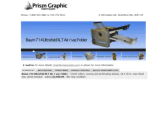 PrismGraphic.com(Prism Graphic Services) Screenshot