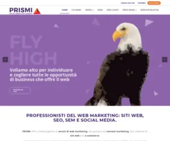 Prismi.net(PRISMI ha una forte specializzazione nel posizionamento sui motori di ricerca (SEO)) Screenshot