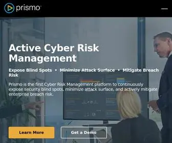 Prismosystems.com(Dev-Native Security for DevSecOps and Workload Protection) Screenshot