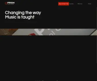 Prismschoolofmusic.com(Music School) Screenshot