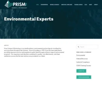 Prismscitech.com(Prism Science & Technology) Screenshot