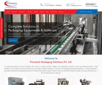 Prismtec.com(Liquid filling machine) Screenshot