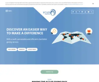 Prismthegiftfund.co.uk(Our Mission) Screenshot