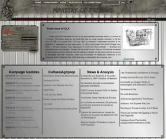 Prisoncensorship.info(Official website of the Maoist Internationalist Ministry of Prisons. MIM(Prisons)) Screenshot