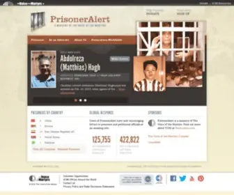 Prisoneralert.com(Prisoner Alert) Screenshot