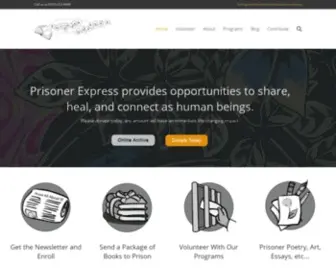 Prisonerexpress.org(Prisoner express) Screenshot