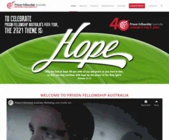 Prisonfellowship.org.au(Restoring Lives Inside Out) Screenshot