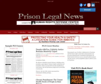 Prisonlegalnews.org(Prison Legal News) Screenshot
