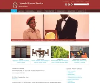 Prisons.go.ug(Uganda Prisons Service) Screenshot