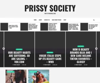 Prissysociety.com(PRISSY SOCIETY) Screenshot