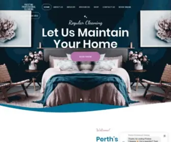 Pristinecleaning.com.au(House Cleaning Perth) Screenshot