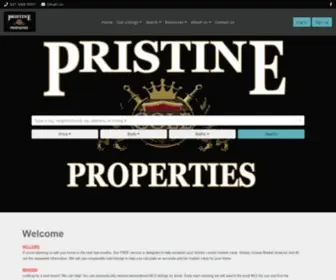 Pristinecole.com(Pristine Properties Cole) Screenshot