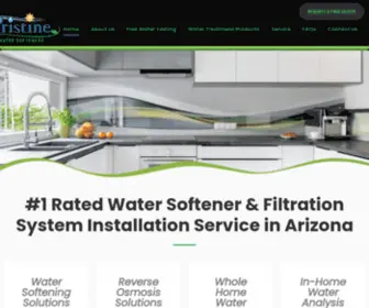 Pristineenviro.com(Pristine Water Softeners Arizona) Screenshot