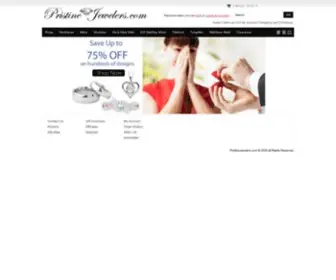 Pristinejewelers.com(Pristine) Screenshot