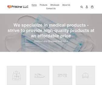 Pristinellc.us(We deliver products for supporting a safe/healthy living) Screenshot