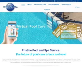 Pristinepoolandspaservice.com.au(Pristine Pool & Spa Service) Screenshot