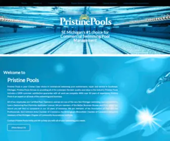 Pristinepoolsinc.com(Pristine Pools) Screenshot