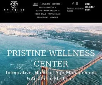 Pristinewellnesscenter.com(Pristine Wellness Center) Screenshot