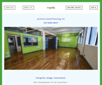 Pristinewoodflooring.com(Pristine Wood Flooring) Screenshot