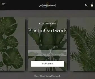 Pristinoartwork.com(pristinOartwork) Screenshot