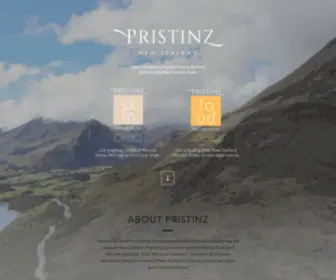 Pristinz.com(Pristinz New Zealand) Screenshot