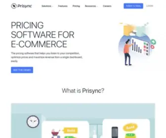 Prisync.com(Competitor Price Tracking) Screenshot