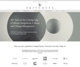 Pritchettnet.com(Pritchett Change Management) Screenshot