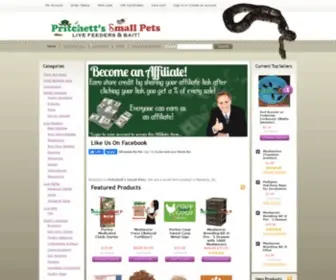 Pritchettssmallpets.com(Pritchett's Small Pets) Screenshot