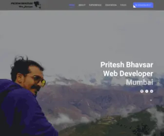 Priteshbhavsar.tech(Pritesh Bhavsar) Screenshot