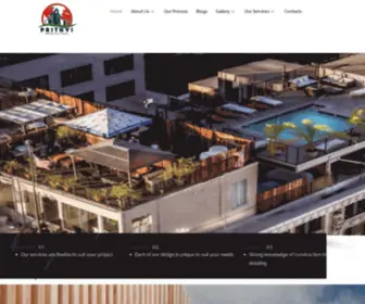 Prithviarchitecture.com(Prithvi Architecture) Screenshot