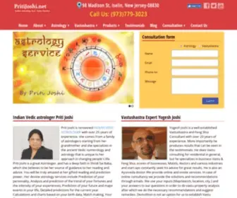 Pritijoshi.net(Indian Astrology) Screenshot