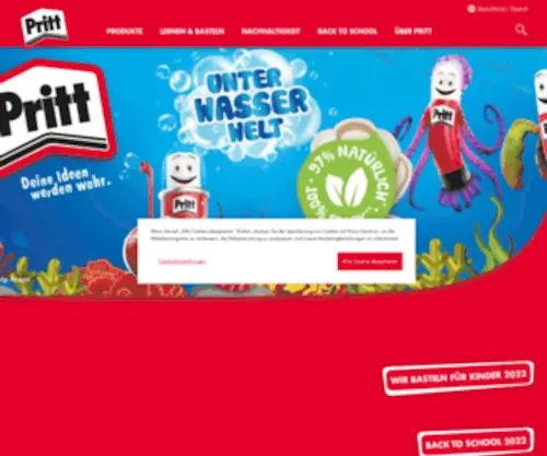 PrittWorld.de(Willkommen in der Pritt) Screenshot