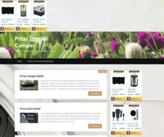 Priusstealthcamper.com(Prius Stealth Camper) Screenshot