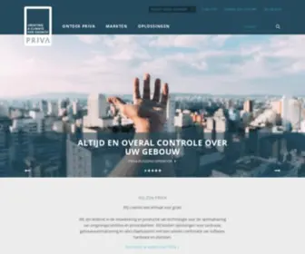 Priva.nl(Duurzame oplossingen voor gebouwbeheer en tuinbouwautomatisering) Screenshot
