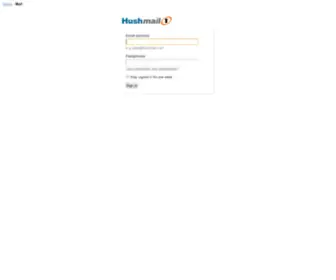 Privacemail.com(Hushmail) Screenshot