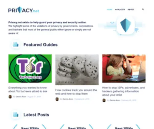 Privacy.net(Internet privacy information) Screenshot