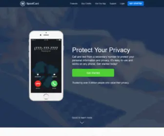 Privacycall.com(Spoof Calls & Change Your Caller ID) Screenshot