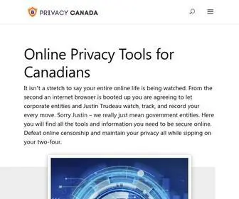 Privacycanada.net(Privacy Canada) Screenshot