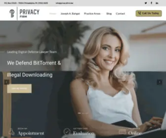 Privacyfirm.law(Legal pros for your internet woes) Screenshot