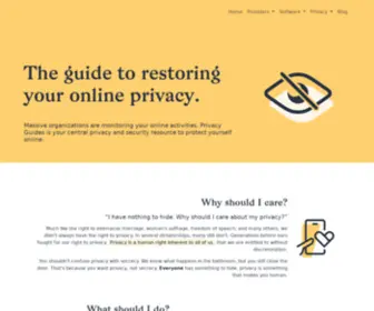 Privacyguides.org(Privacy Guides) Screenshot