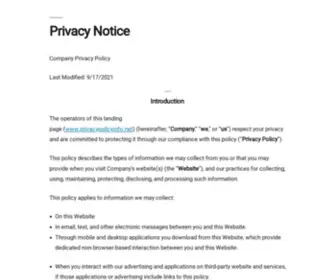 Privacypolicyinfo.net(Privacy Policy) Screenshot