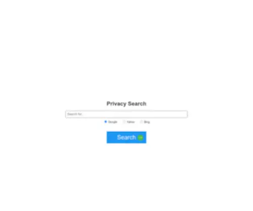 Privacysearching.com(Privacy Search) Screenshot