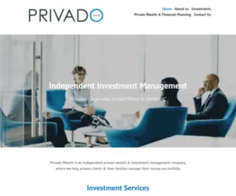 Privadowealth.com(Independent Investment Management Privado) Screenshot