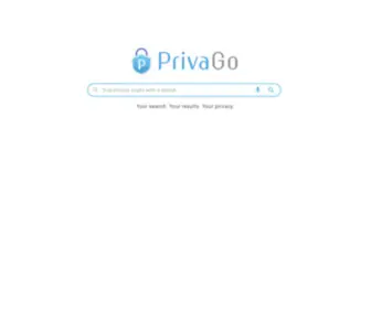 Privago.net(PrivaGo Search) Screenshot