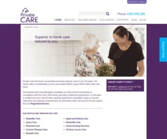 Private-Care.com.au(Private Care) Screenshot