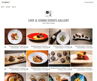 Private-Chef-Toronto.com(Chef & Somm Toronto) Screenshot