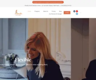 Private-Frenchlessons-Paris.com(French Lessons Paris & Online) Screenshot